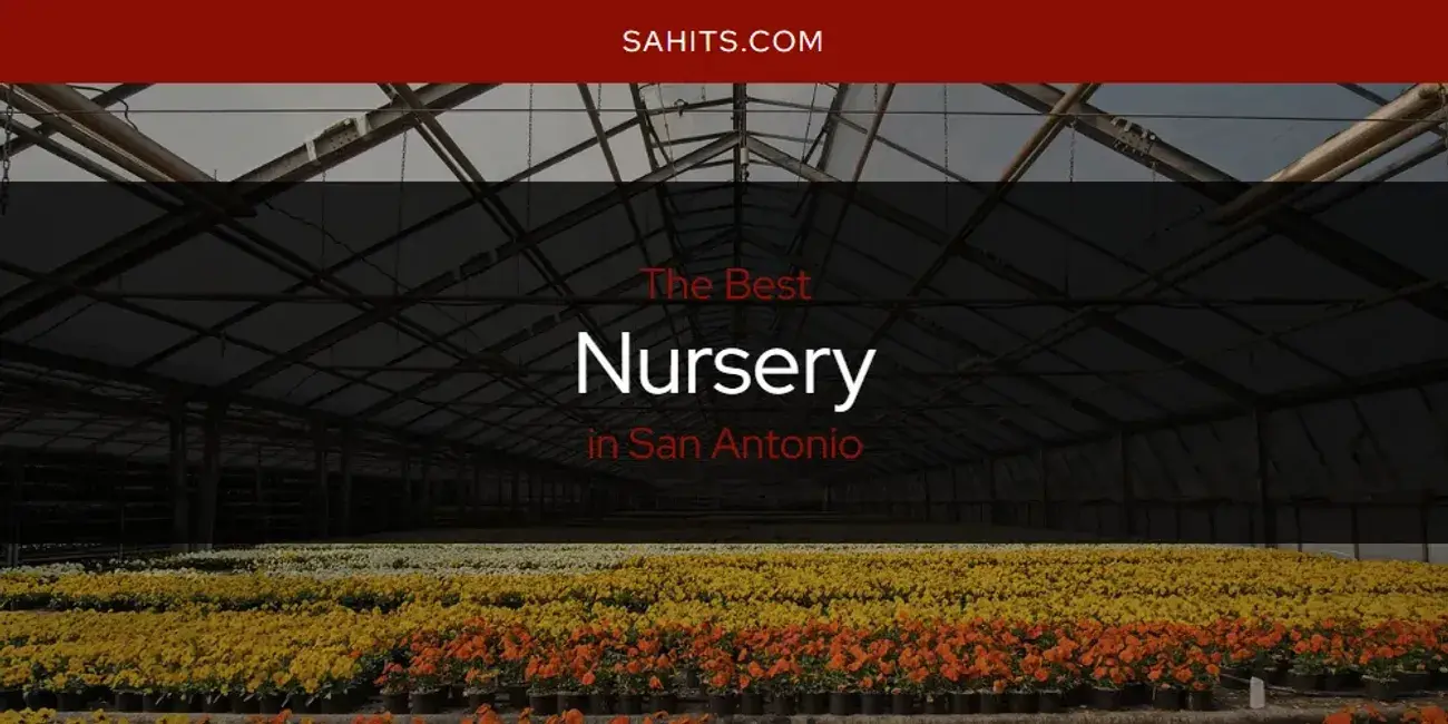 The Best Nursery in San Antonio [Updated 2023]